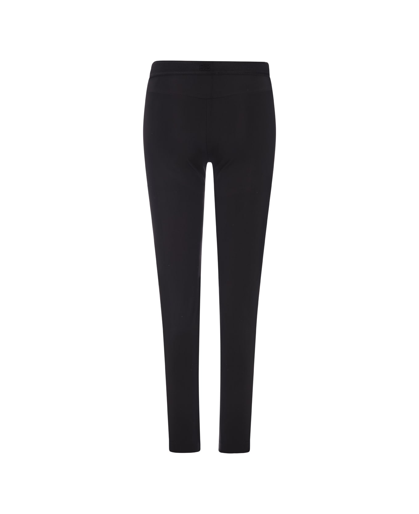 Givenchy Black Jersey Leggings With Givenchy Belt - Black レギンス