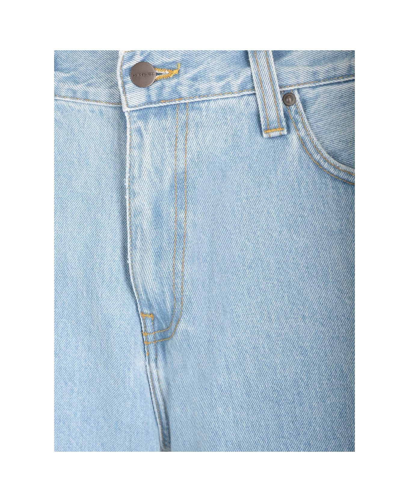 Carhartt 
aaron Pant
 Baggy Jeans - Blue Stone Bleached