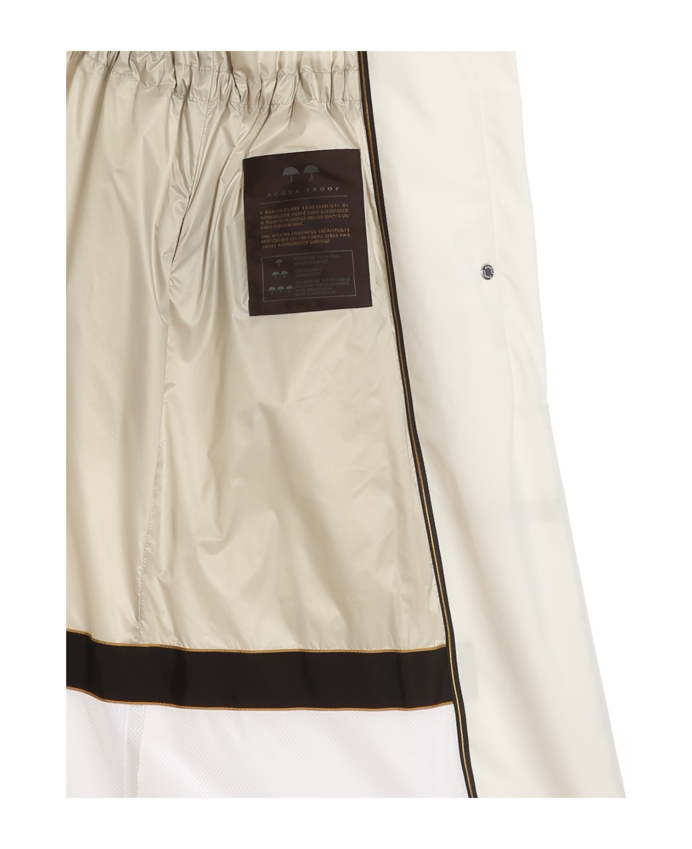 Moorer Coats White - White レインコート