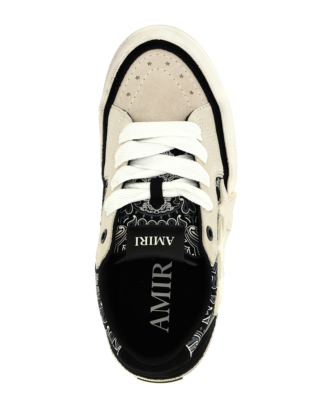 AMIRI 'bandana Sunset Skate' Sneakers - White/Black