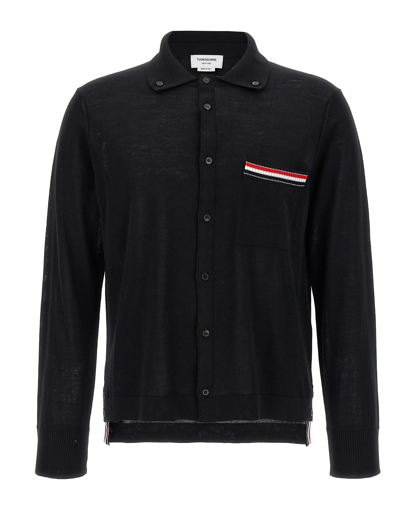 Thom Browne 
button Down
 Cardigan - Black