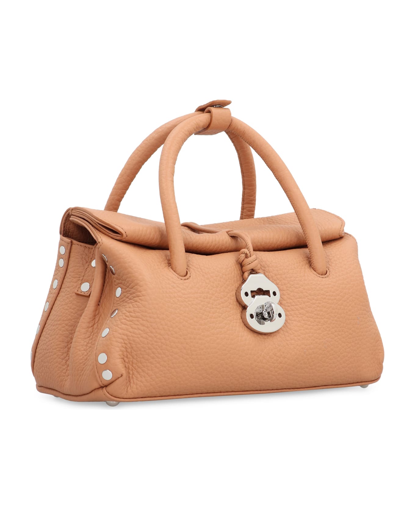 Zanellato Dotta Leather Handbag - Saddle Brown
