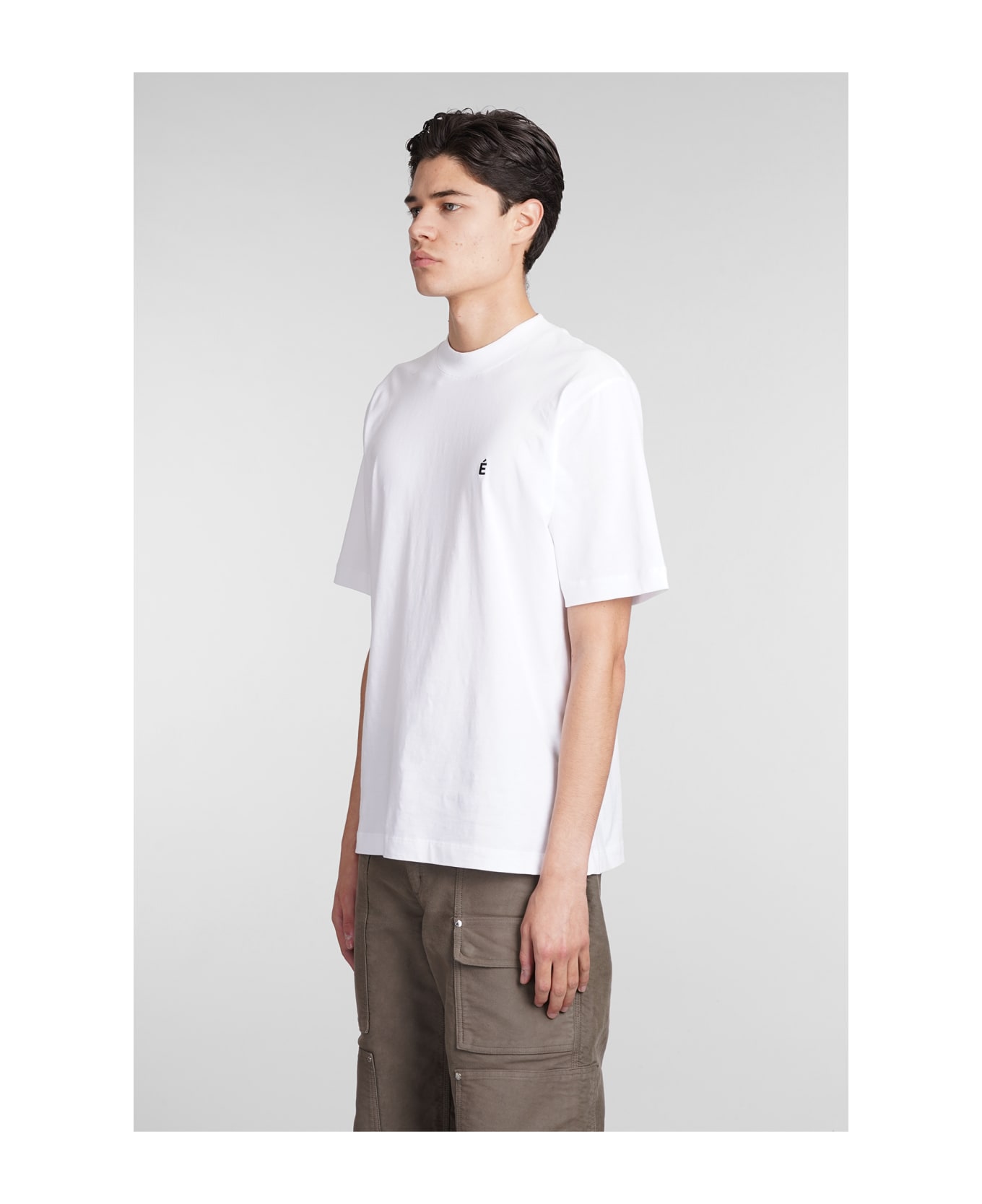 Études T-shirt In White Cotton - white シャツ