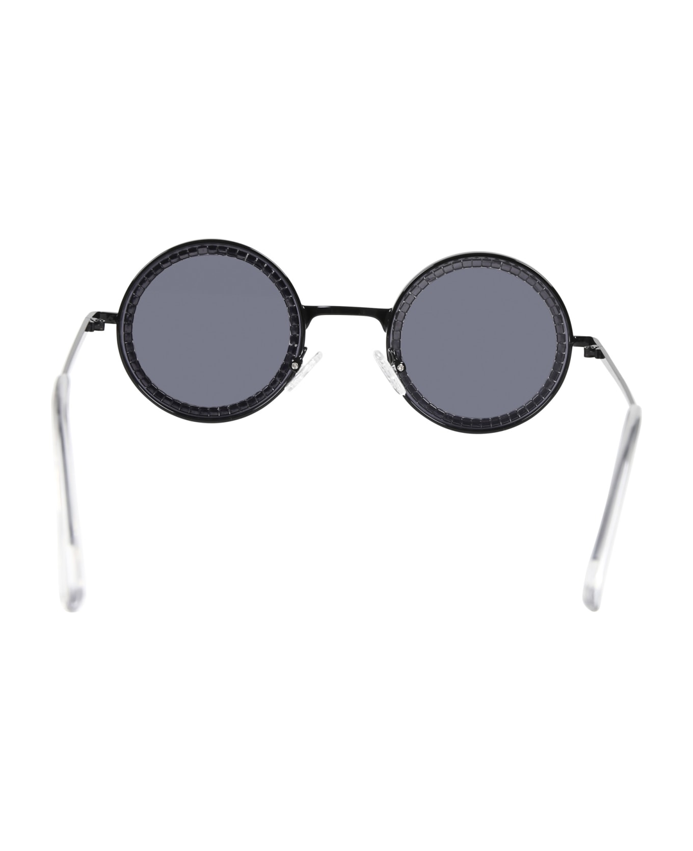 Monnalisa Black Glasses For Girl With Rhinestones - Nero
