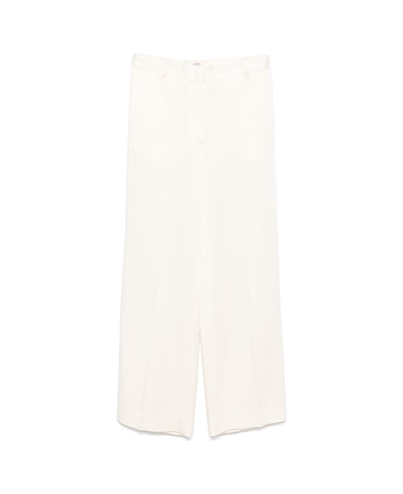 Totême Wide-leg Trousers - White