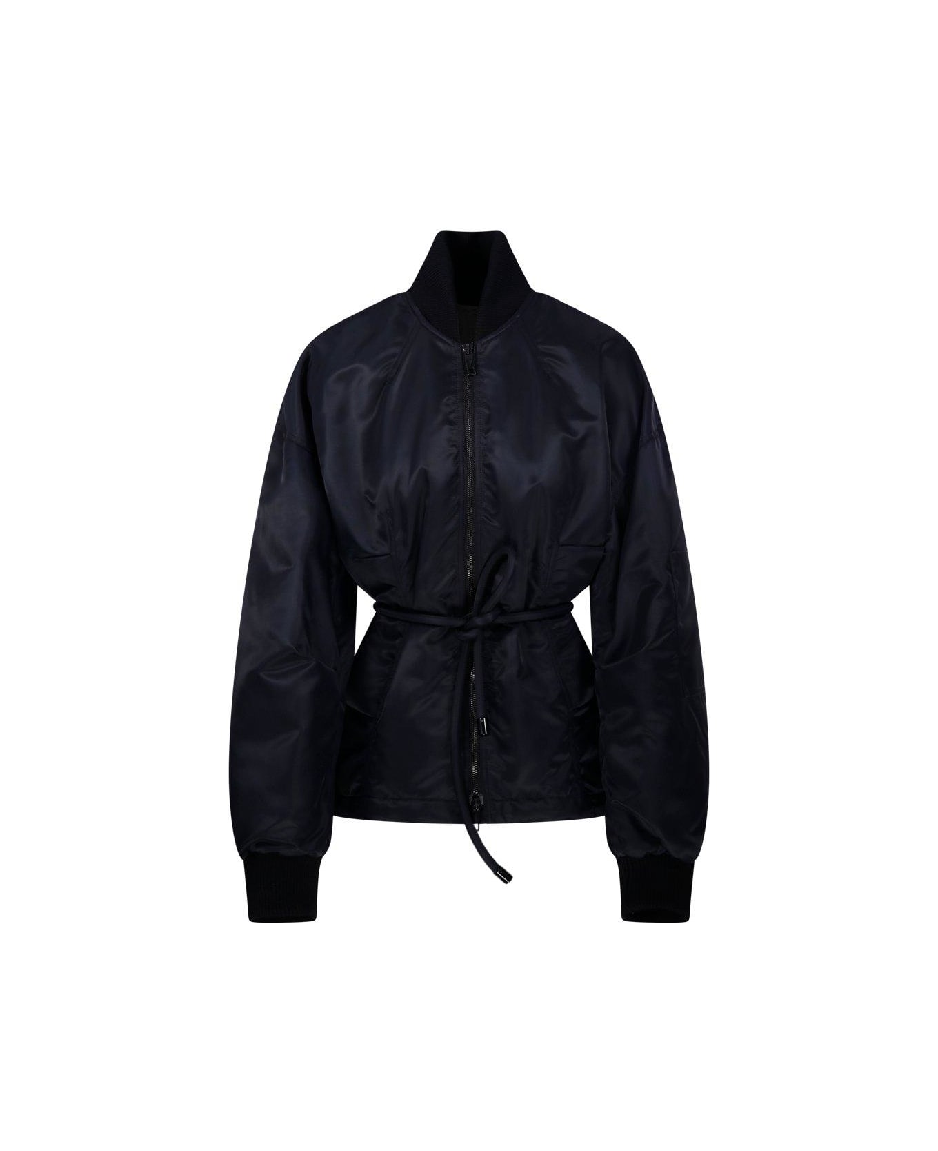 SportMax Zebu Bomber Jacket - Black