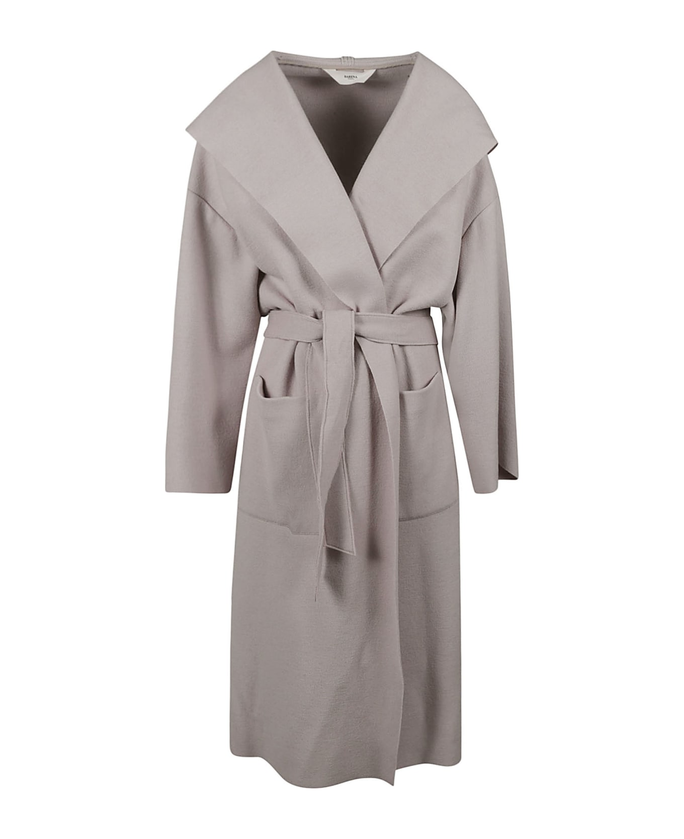 Barena Belted Long Coat - Grey コート