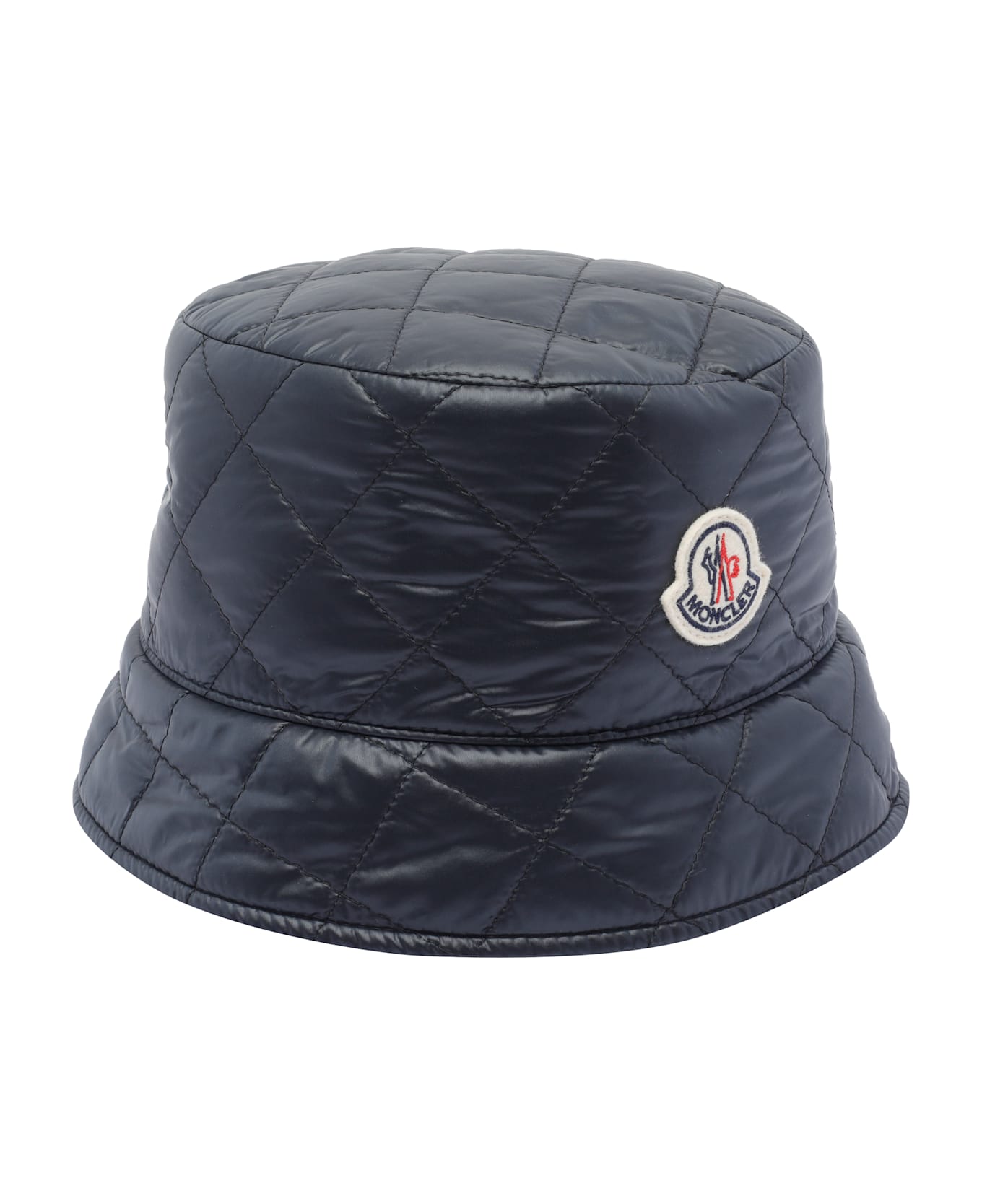 Moncler Logo Bucket Hat - Blue