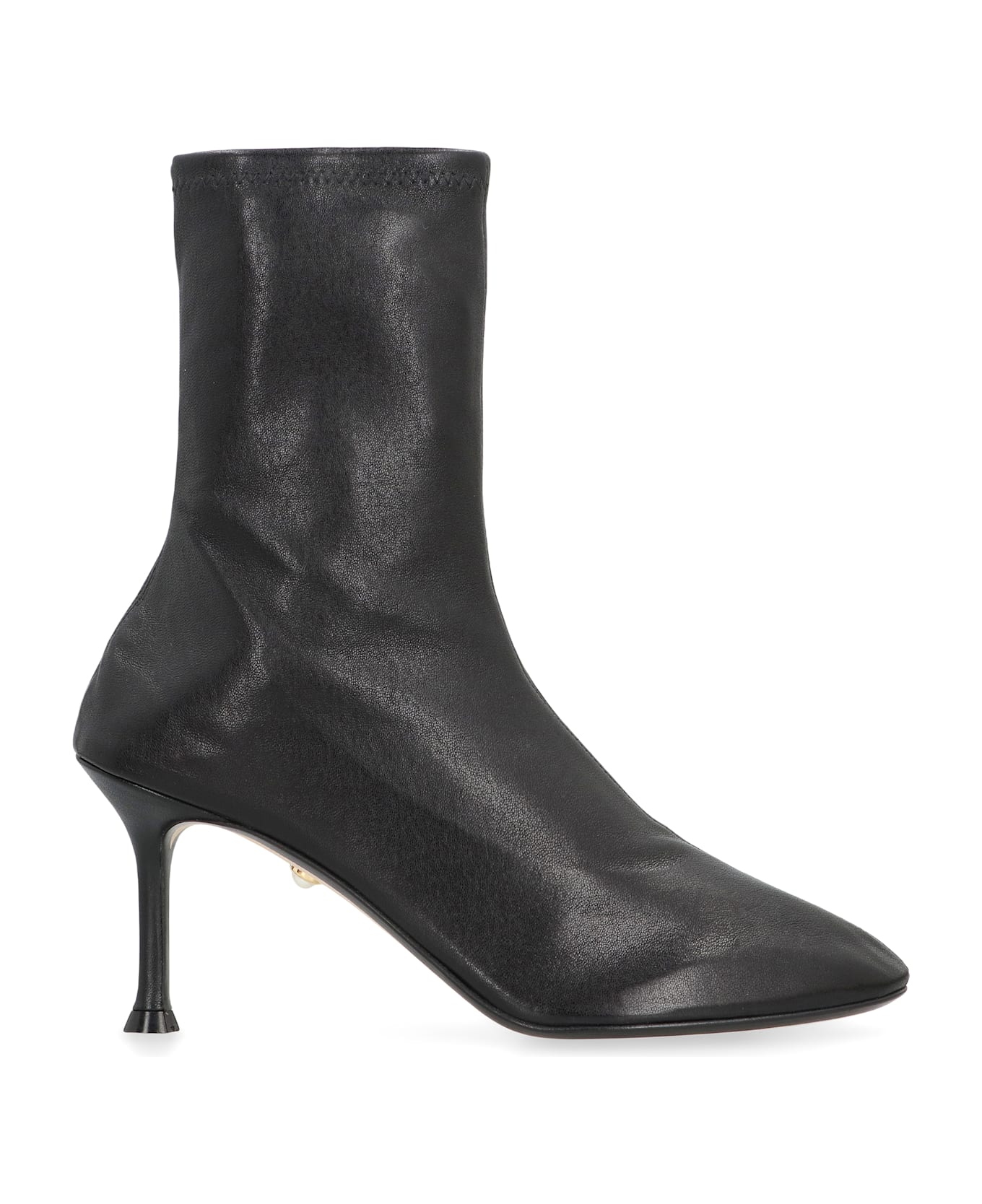 Alevì Etienne Leather Ankle Boots - black