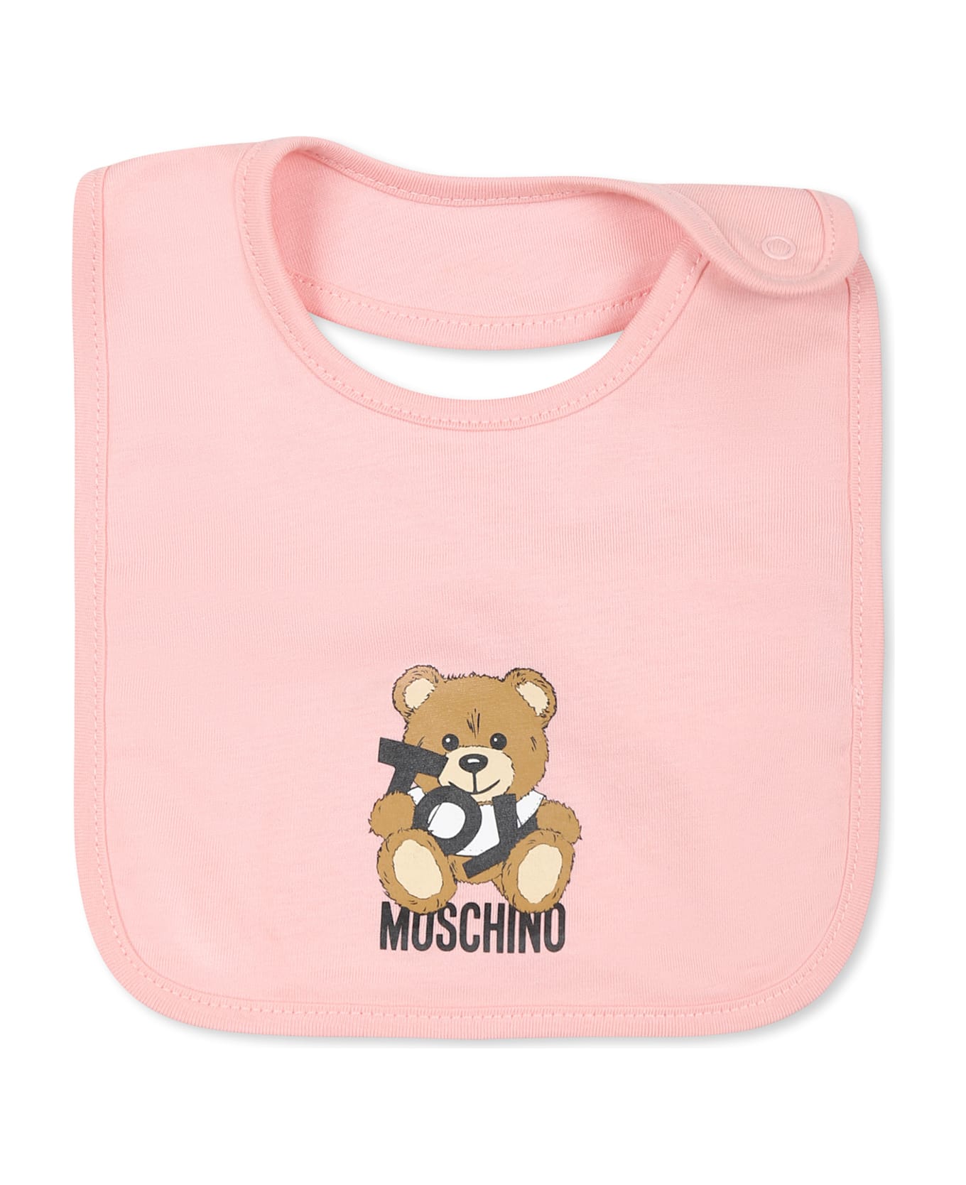 Moschino Pink Set For Baby Girl With Teddy Bear - Pink