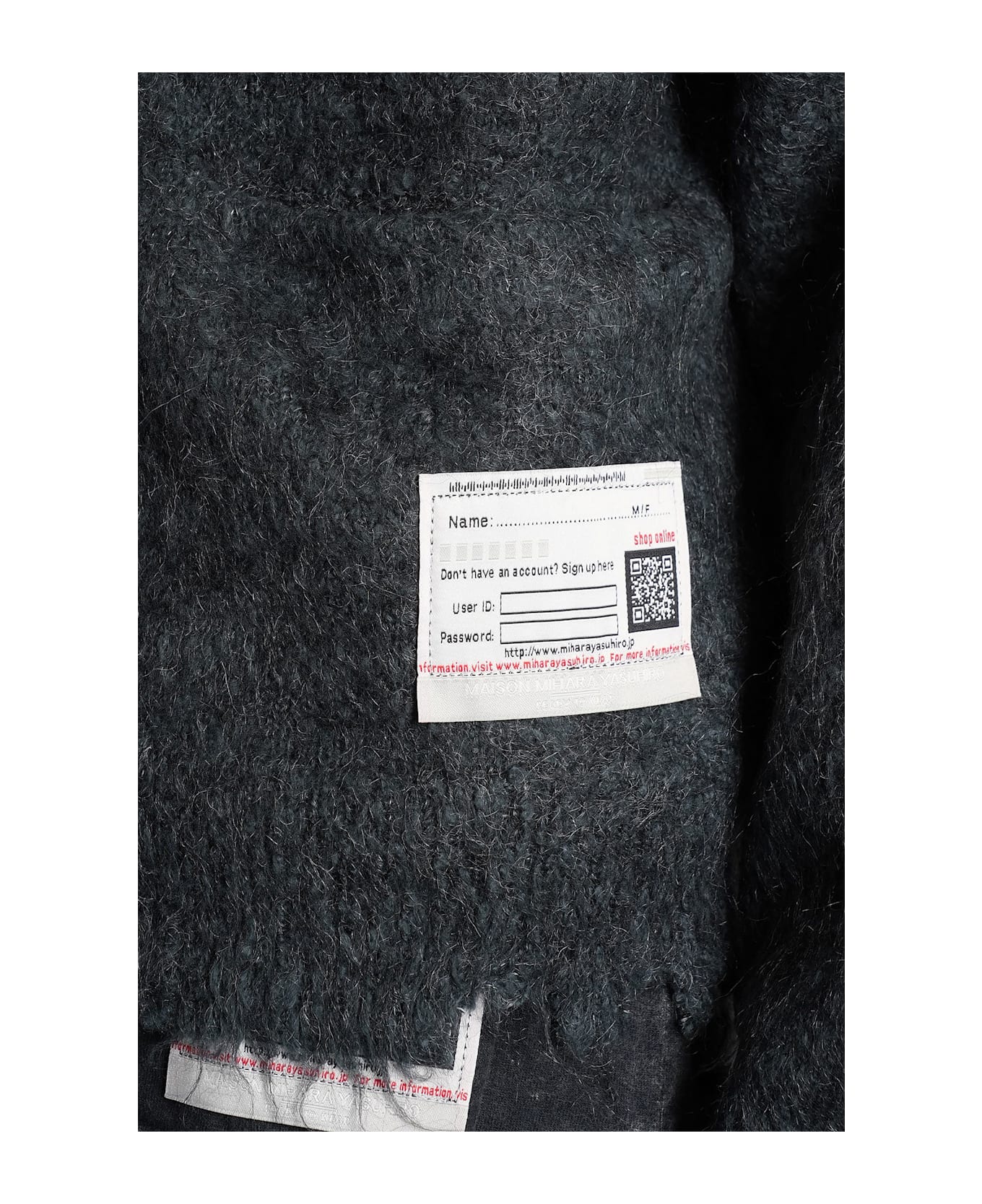 Mihara Yasuhiro Cardigan In Grey Cotton - grey