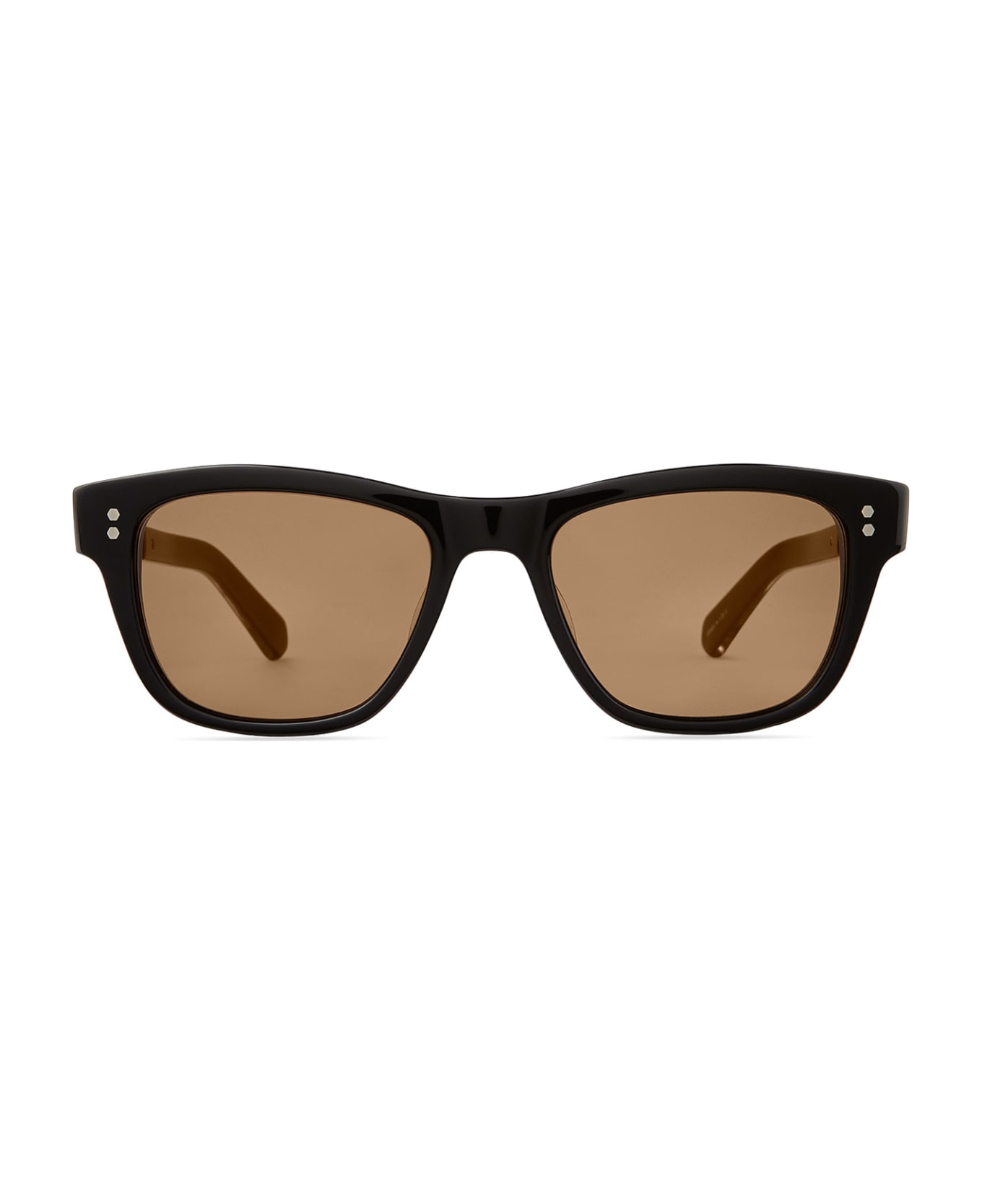 Mr. Leight Damone S Black-gunmetal/mojave Brown Polar Sunglasses - Black-Gunmetal/Mojave Brown Polar