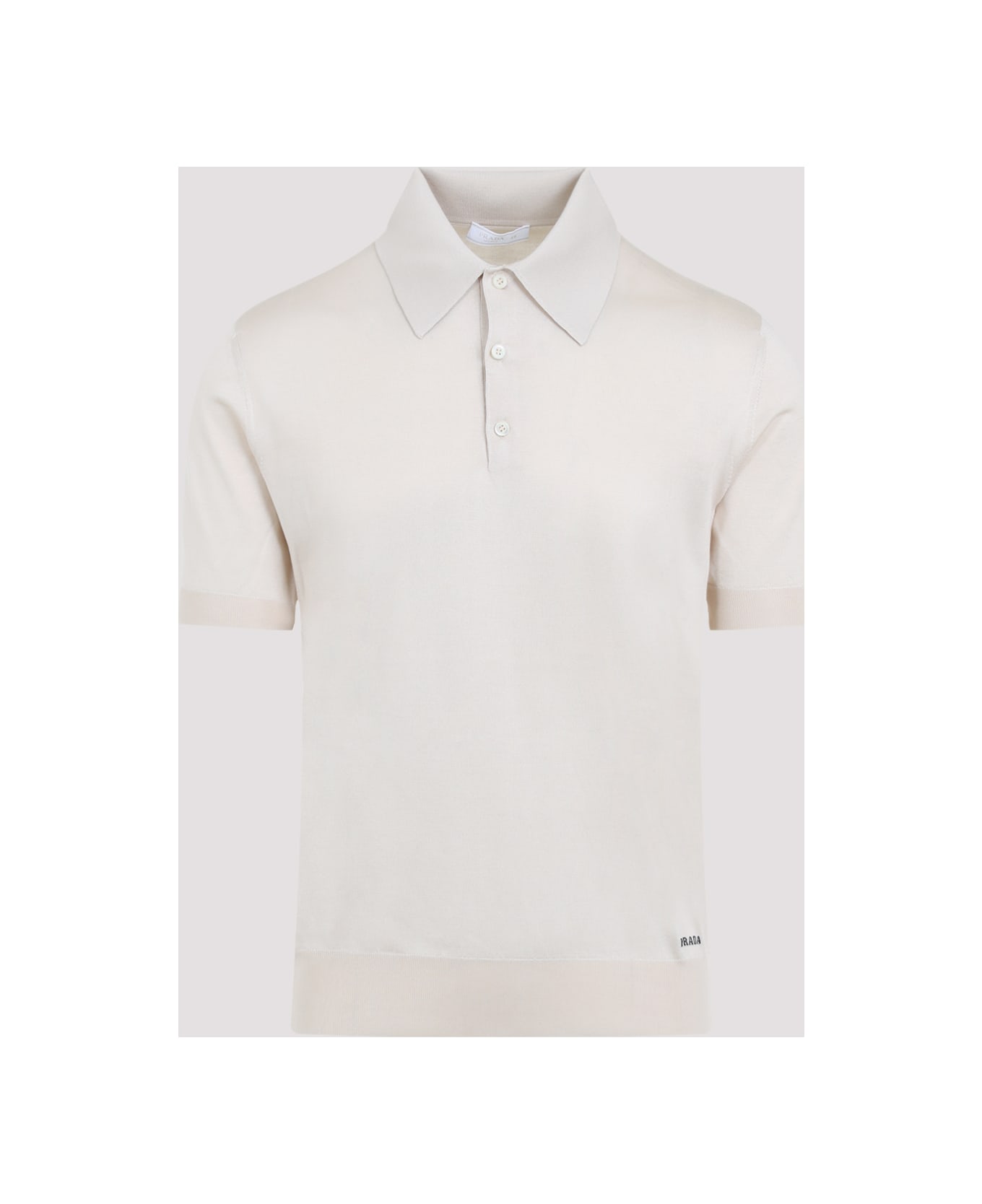 Prada Silk Polo - Naturale