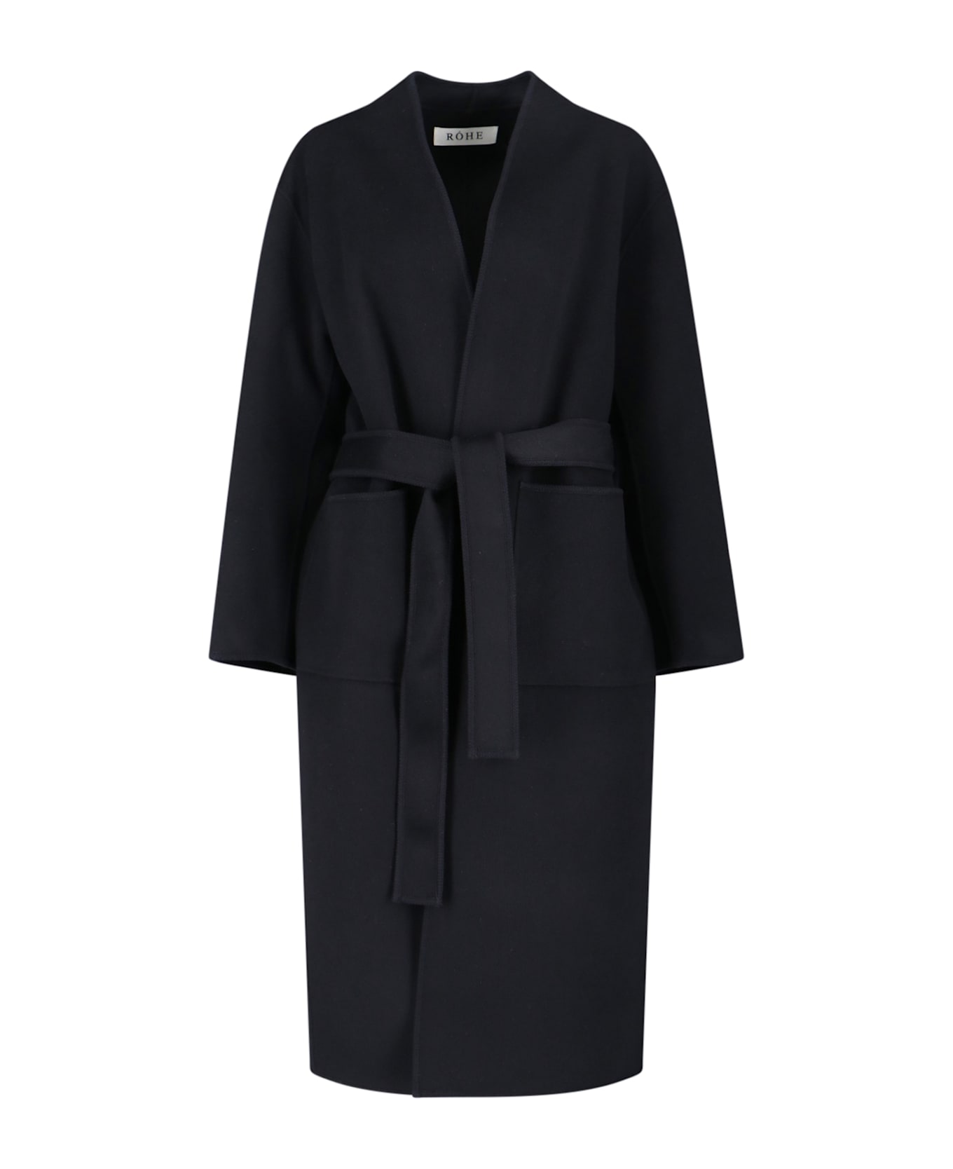 Róhe Wool Coat - Black  