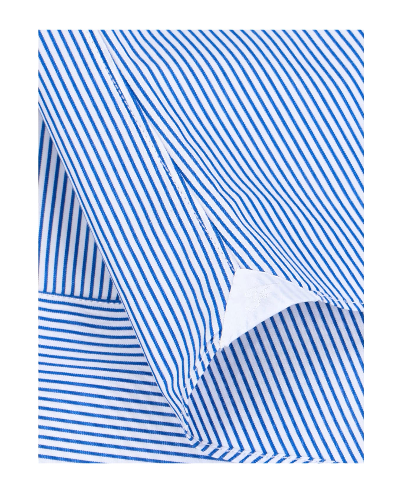 Finamore Striped Shirt - Light Blue