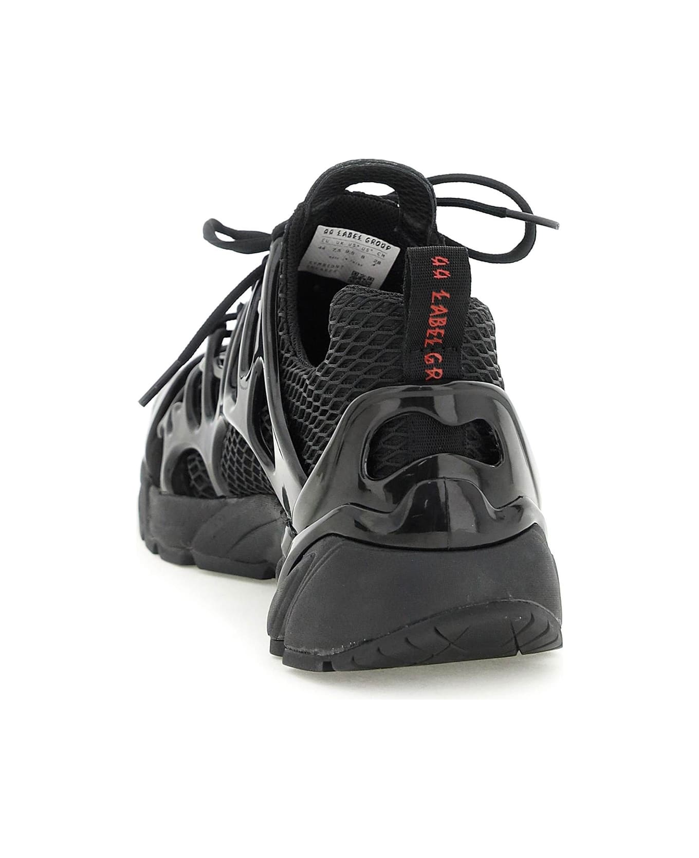 44 Label Group 44 Black Symbiont Sneakers - BLACK