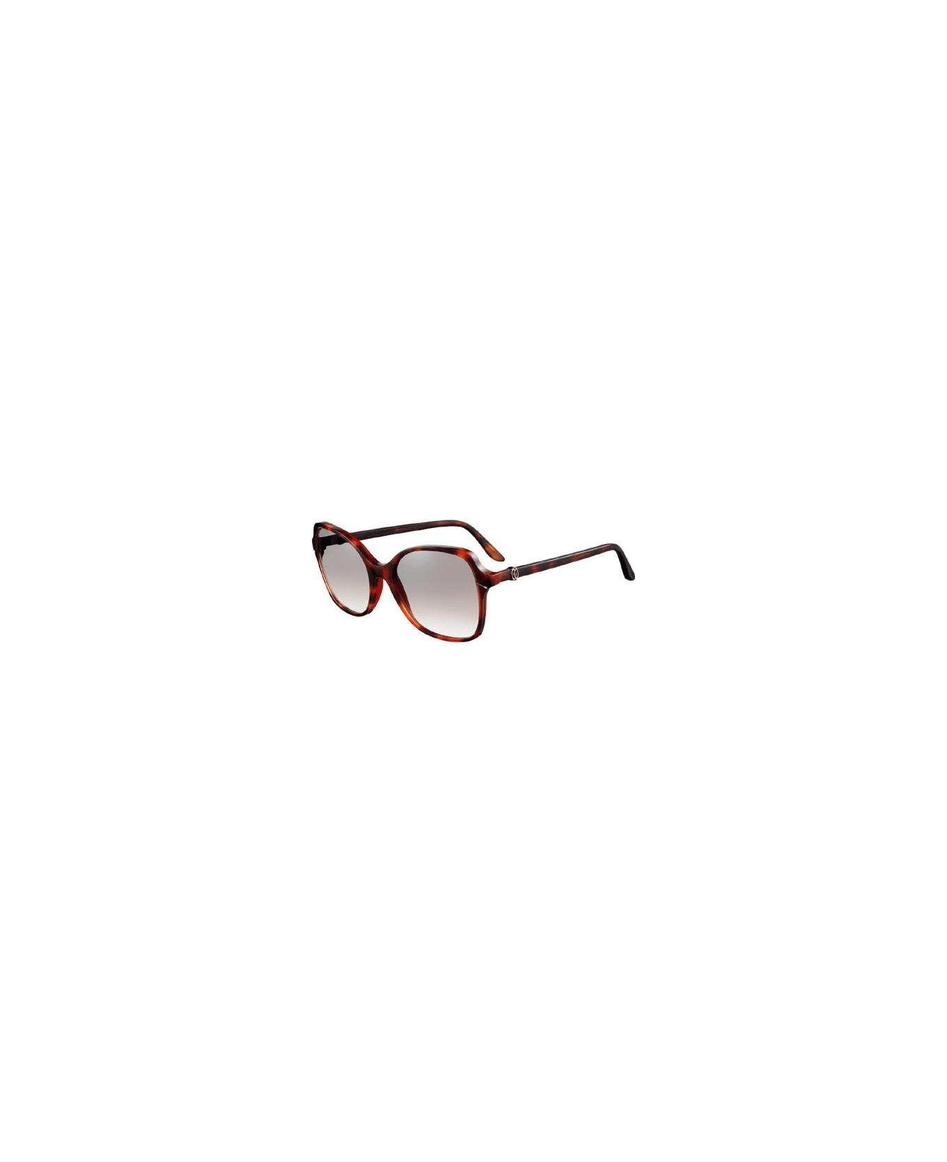 Cartier Eyewear Double C Kate Sunglasses - Marrone