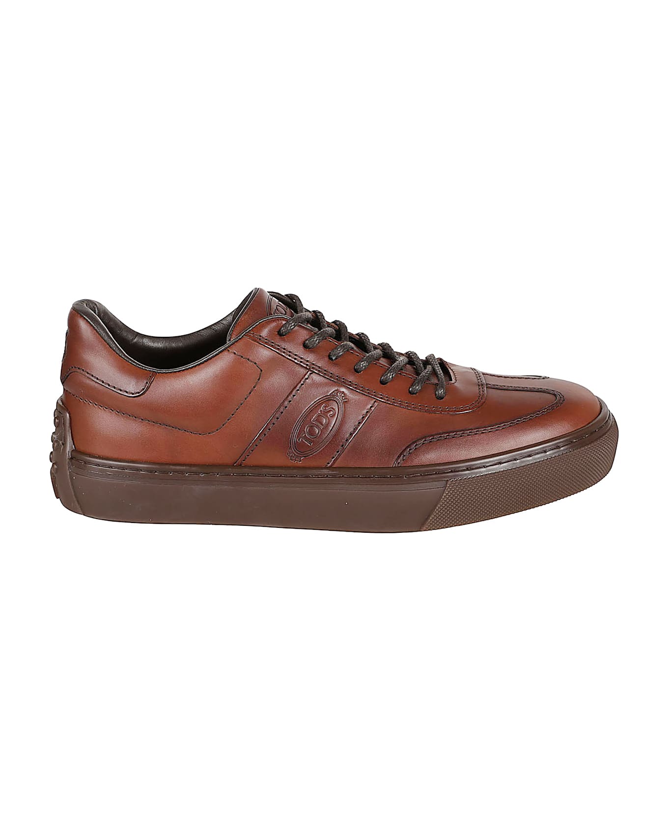 Tod
s Leather Sneakers - Teak