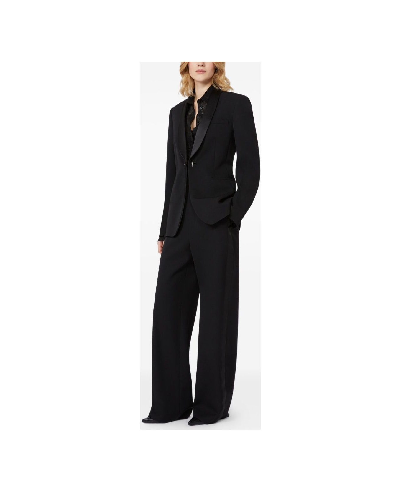 Max Mara Pianoforte Max Mara Giselle Blazer With Embellishment - Black