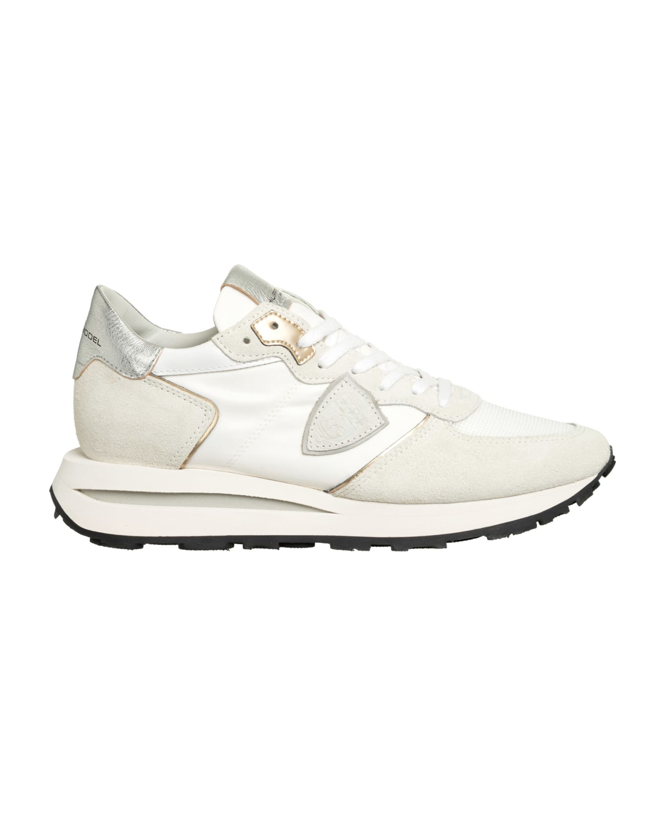 Philippe Model Tropez Leather Sneakers - WHITE