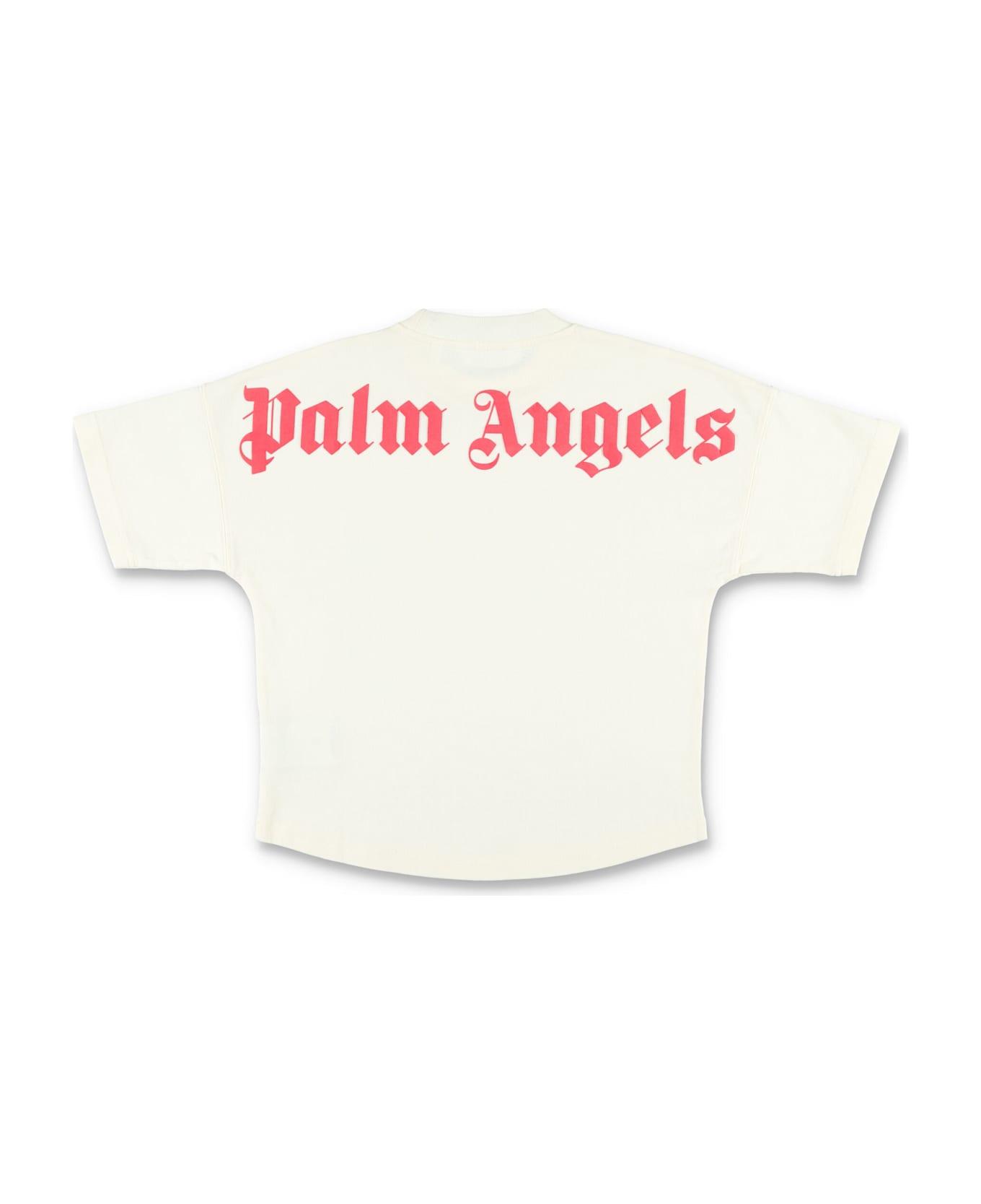 Palm Angels Kid - Classic Overlogo T-shirt - BUTTER