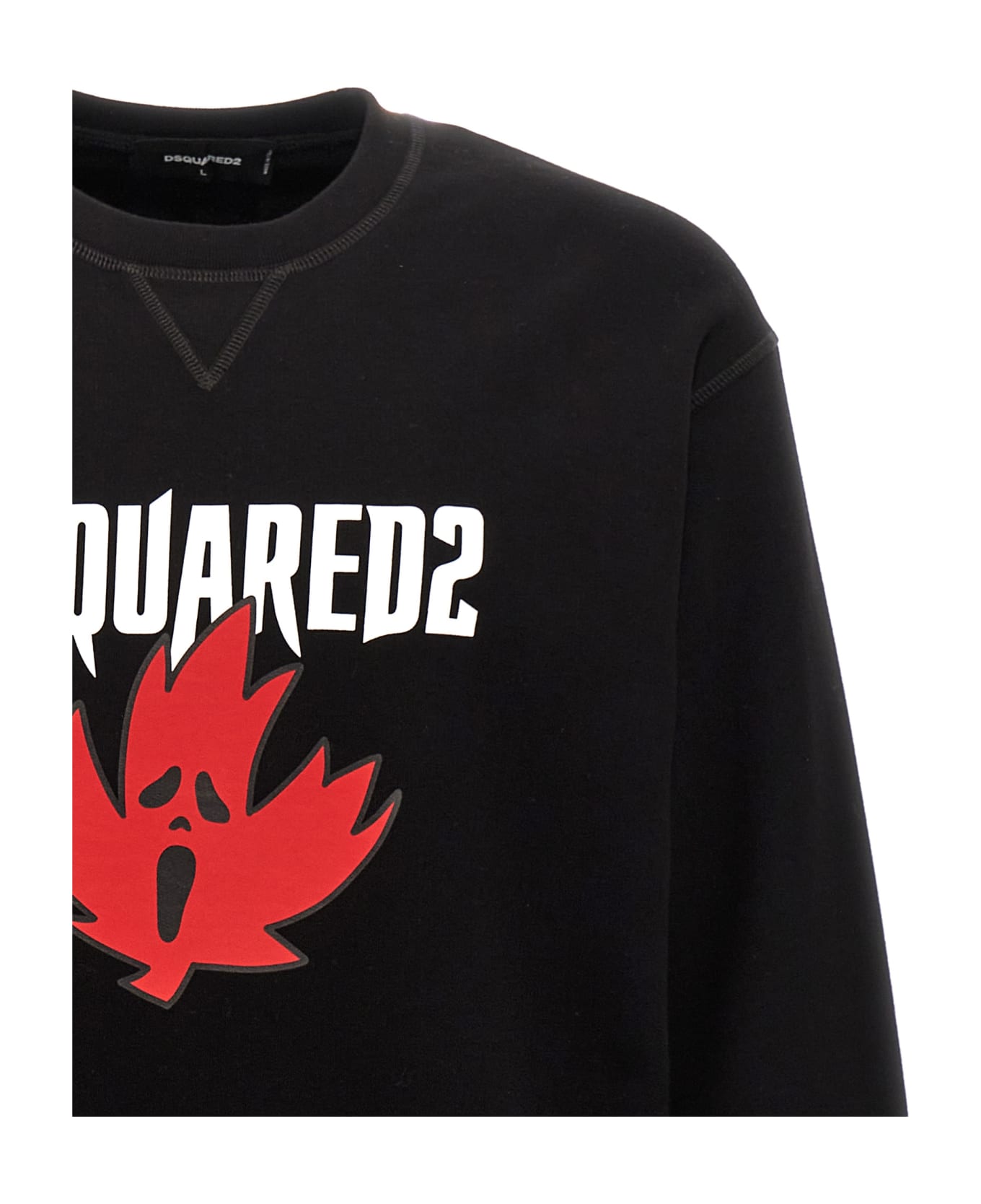 Dsquared2 Logo Print Sweatshirt - Black