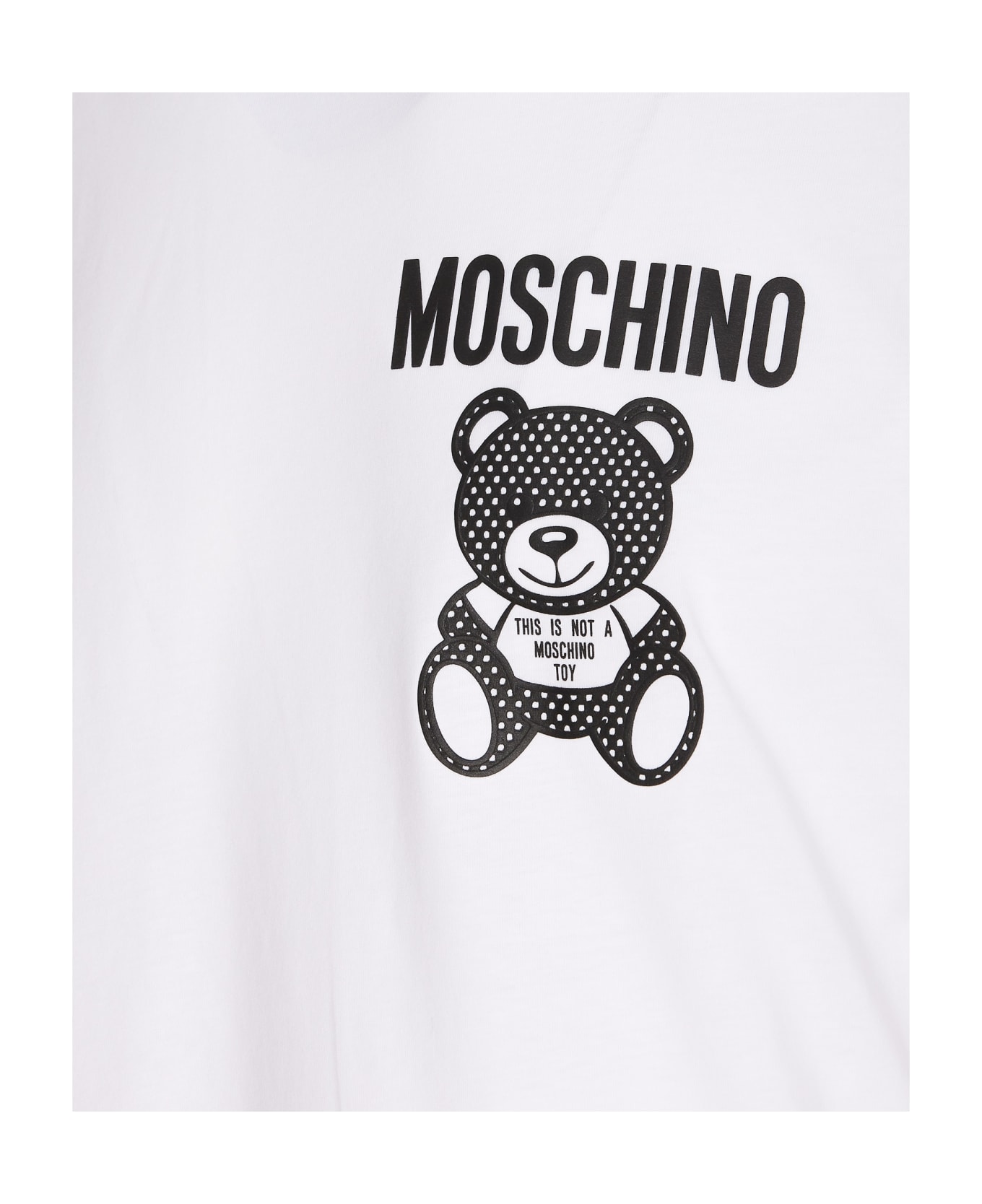 Moschino Small Teddy Mesh T-shirt - White シャツ