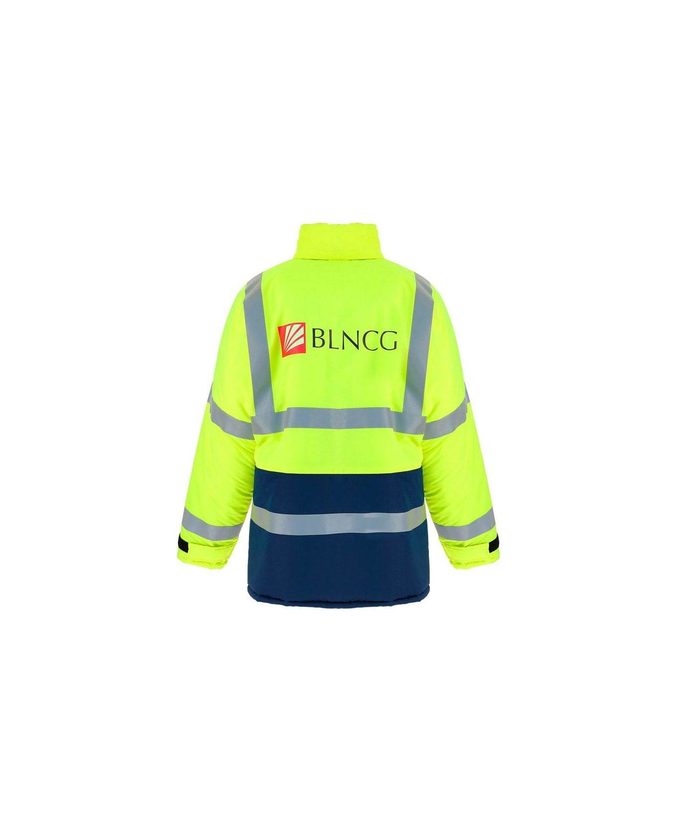 Balenciaga Ripstop Parka Coat - YELLOW
