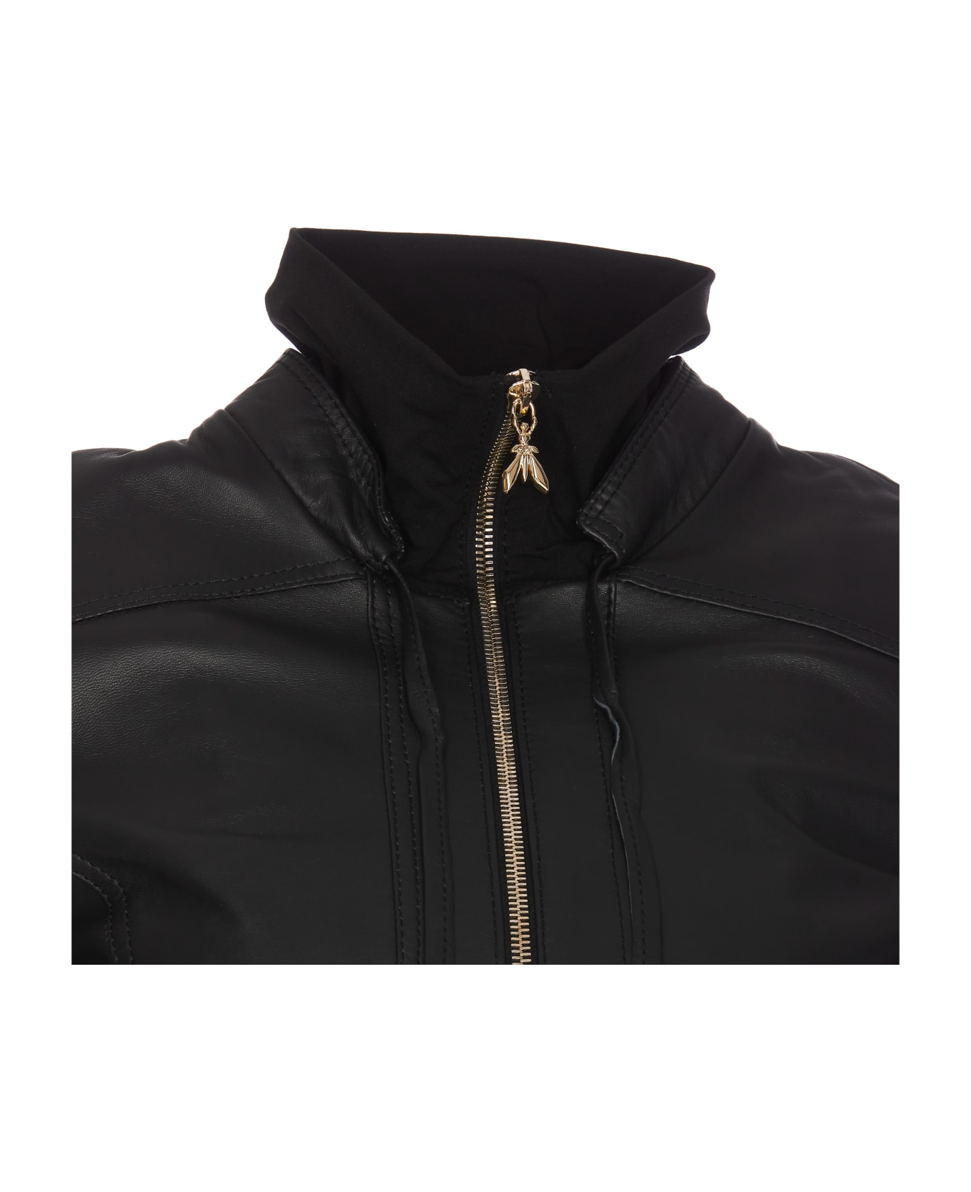 Patrizia Pepe Leather Jacket - Black