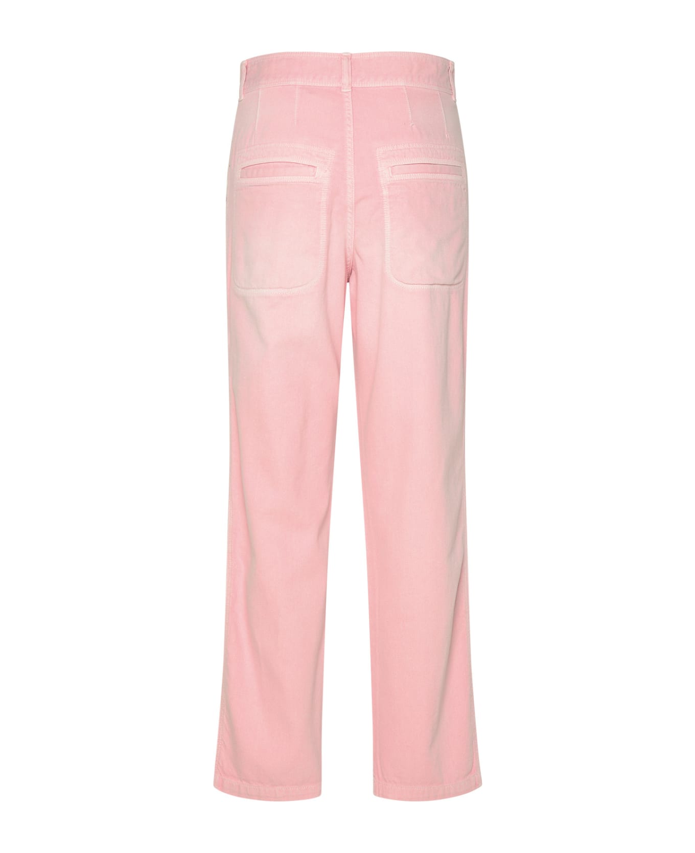 Isabel Marant 'juliette' Pink Cotton Trousers - Pink
