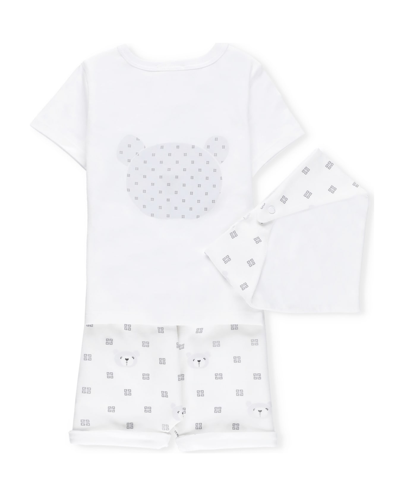 Givenchy Cotton Three-piece Set - White ボディスーツ＆セットアップ
