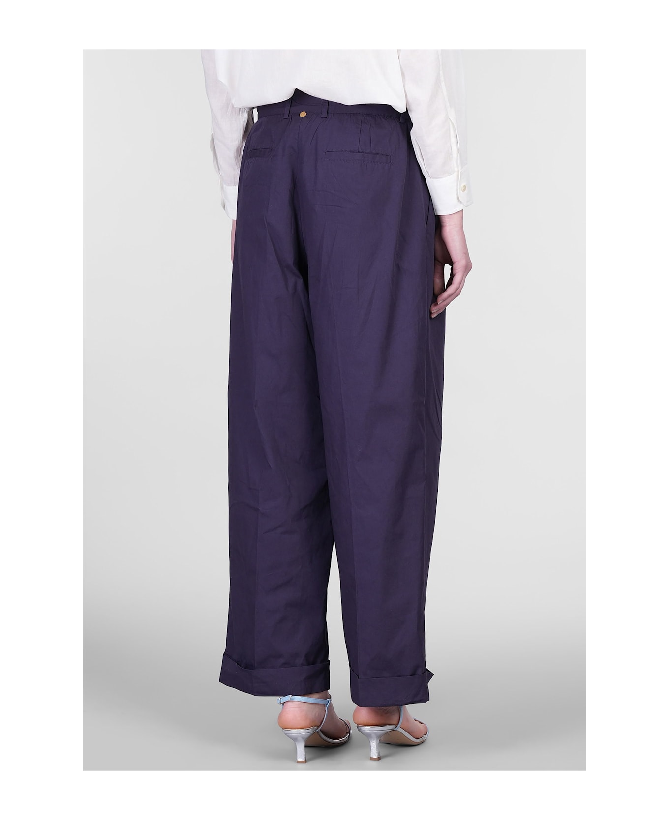 Antik Batik Pam Pants In Blue Cotton - blue
