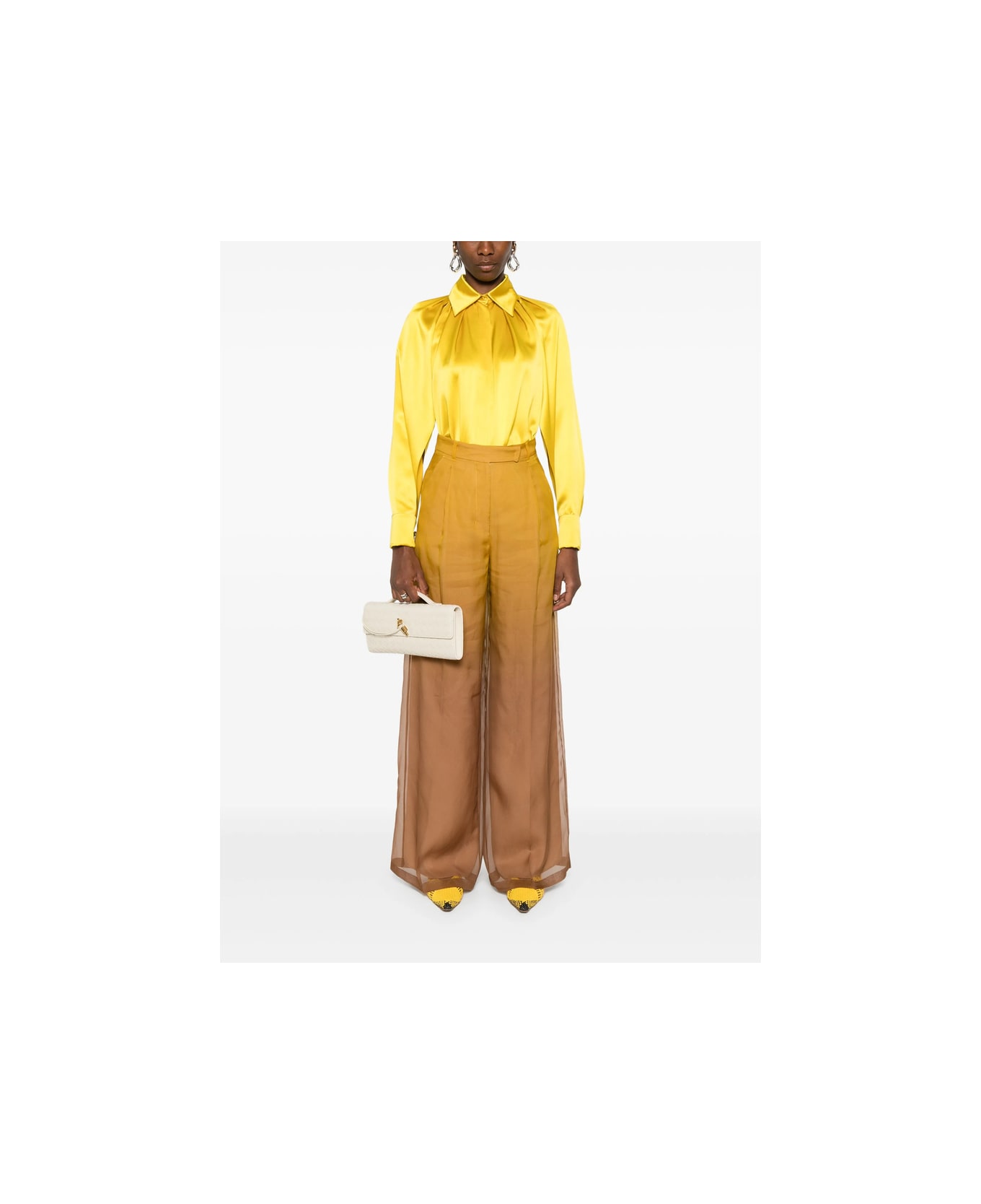 Max Mara Pianoforte Pant - YELLOW