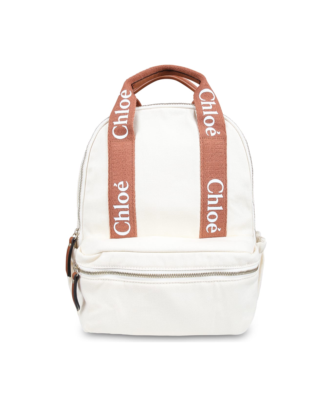 Chloé Ivory Changing Bag For Baby Girl With Logo - Ivory