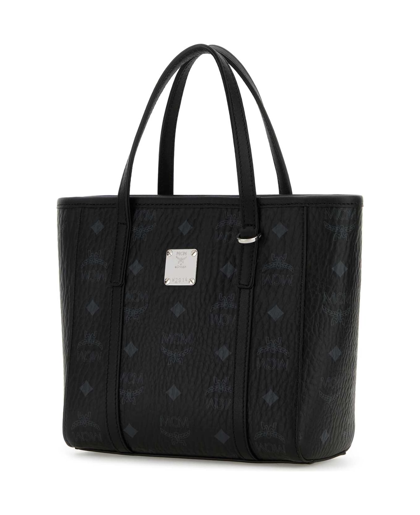 MCM Printed Canvas Mini Tony Handbag - BK