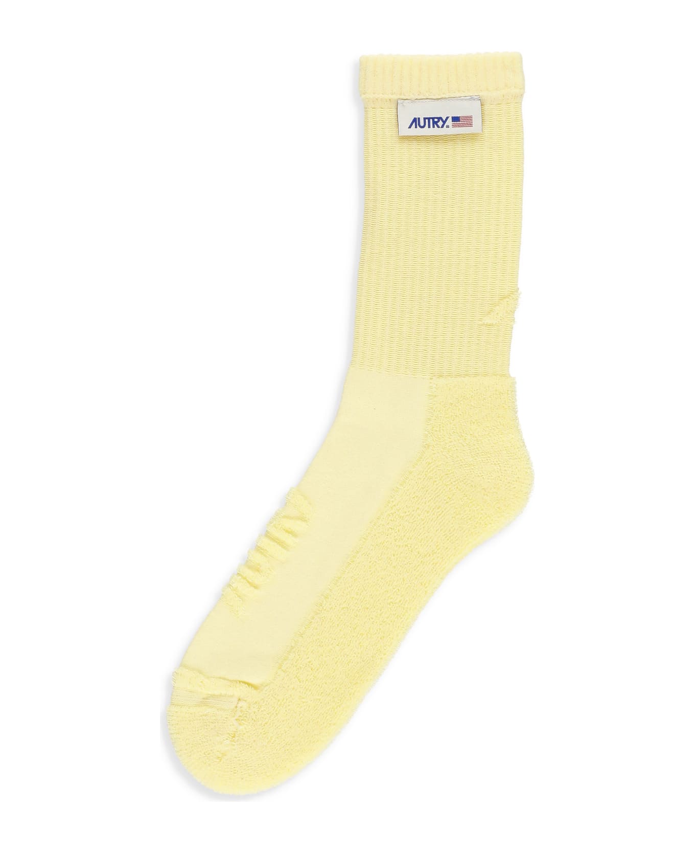 Autry Cotton Socks - Yellow 靴下