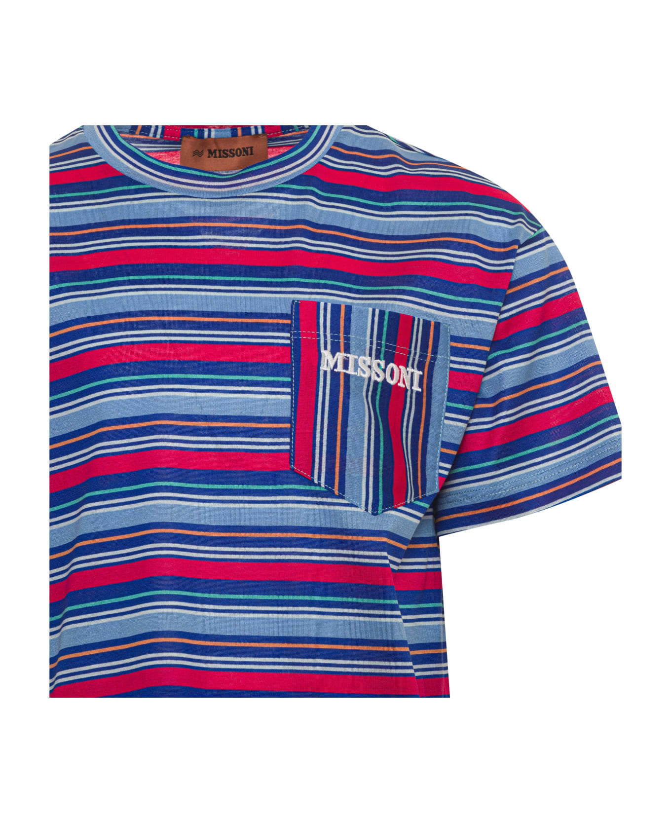 Missoni Kids T-shirt Con Stampa - Blue Tシャツ＆ポロシャツ