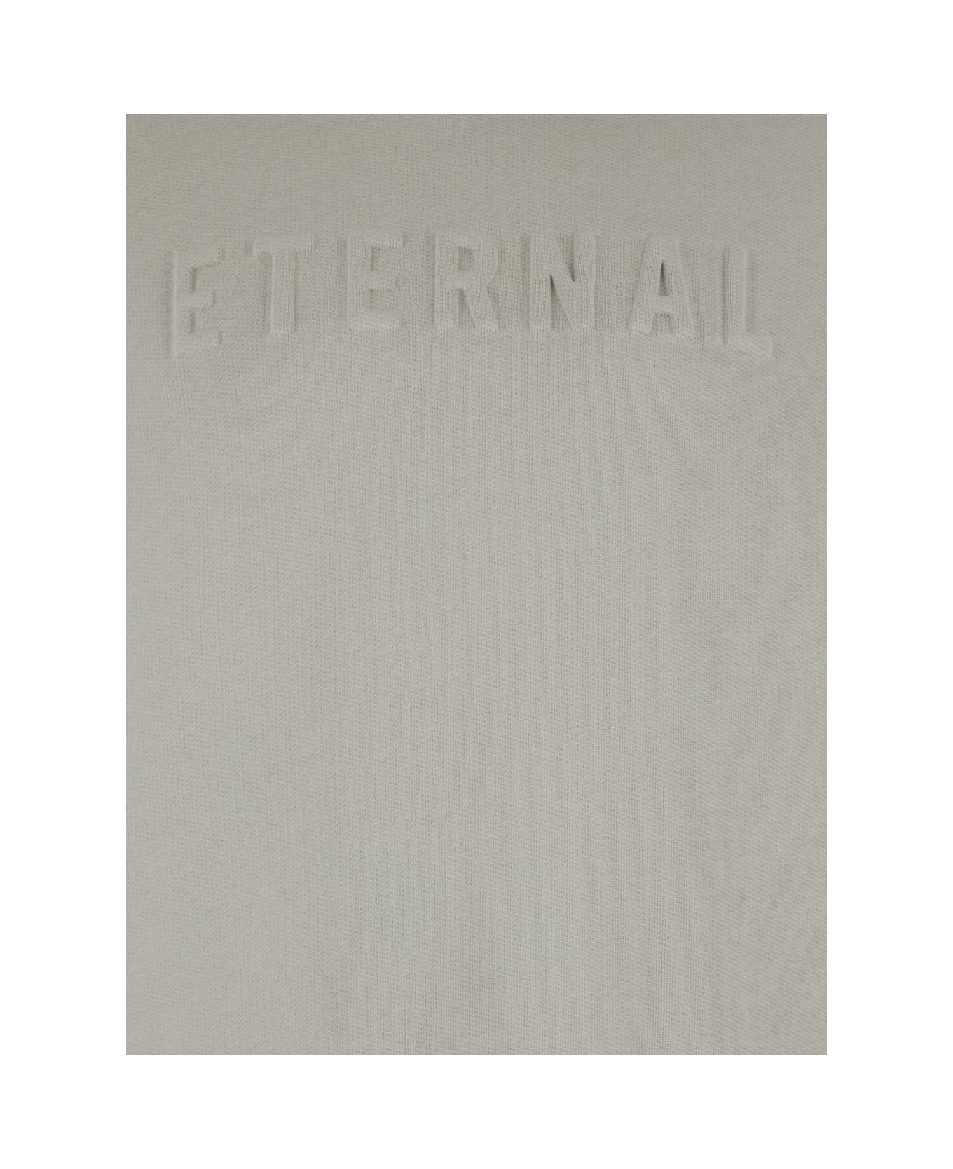Fear of God 
eternal
 Grey Hoodie With Logo Patch On The Hood And Embroidery On The Front In Cotton Blend Man - Grey