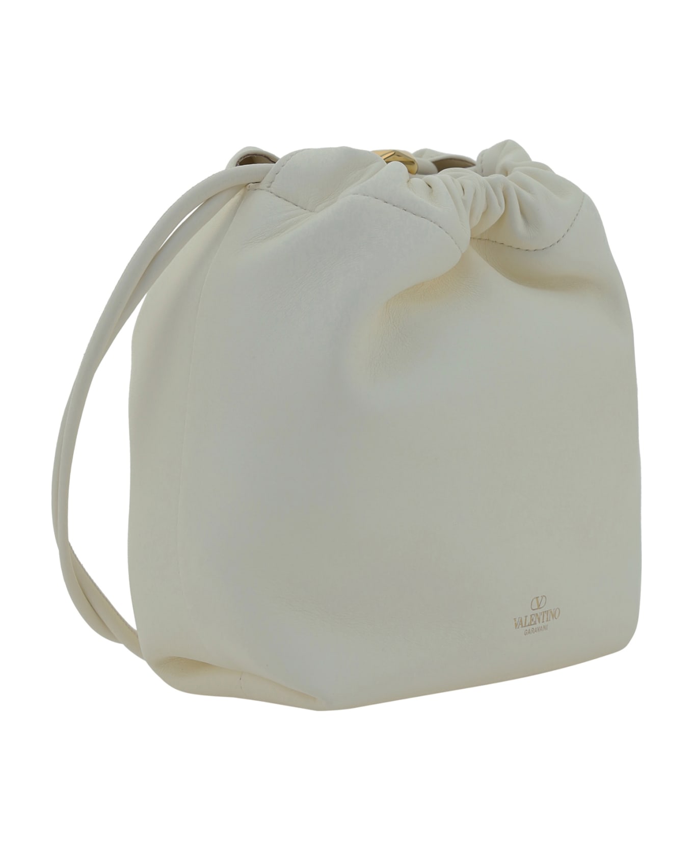 Valentino Garavani Mini Pouf Bucket Bag - Ivory