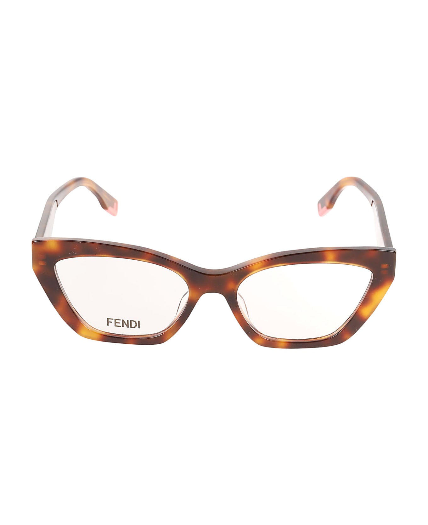 Fendi Cat-eye Flame Effect Glasses - 053 - Black