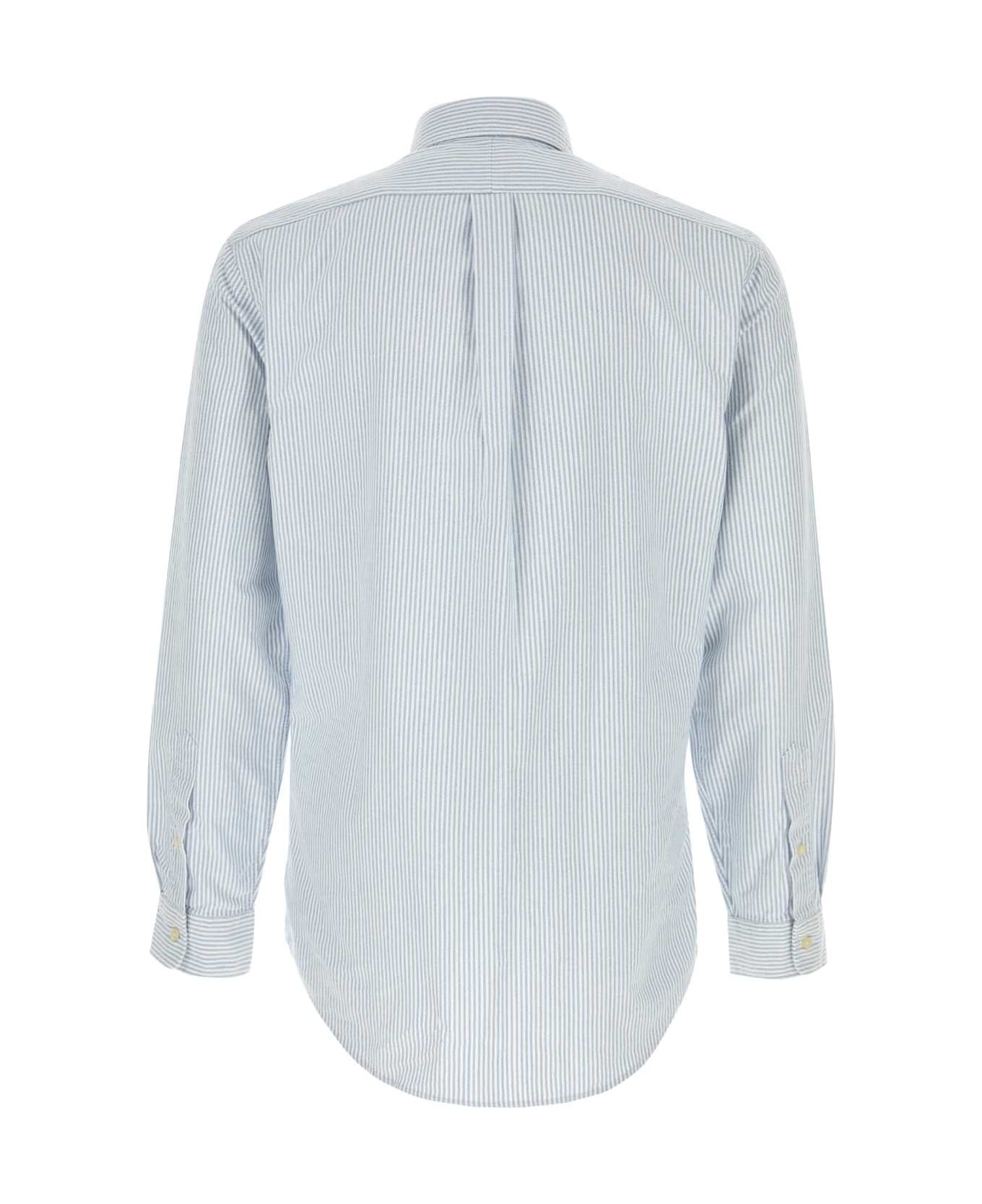 Polo Ralph Lauren Embroidered Oxford Shirt - BLUEWHITESTRIPE