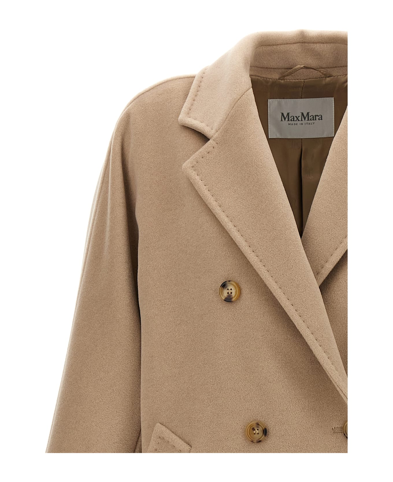 Max Mara '101801 Icon Coat' Coat - Ecru