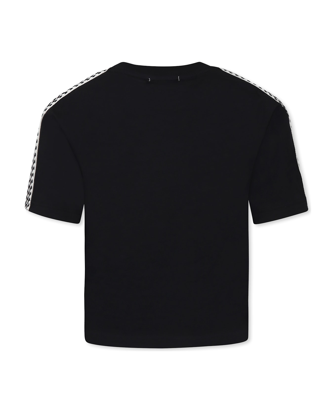 Lanvin Black T-shirt For Boy With Logo - Black
