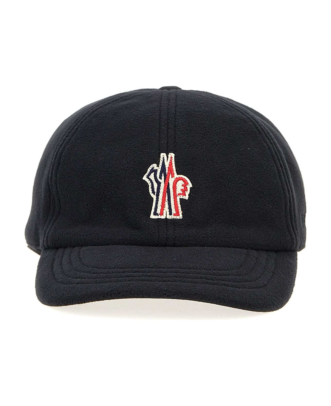 Moncler Grenoble Gabardine Baseball Cap - Black
