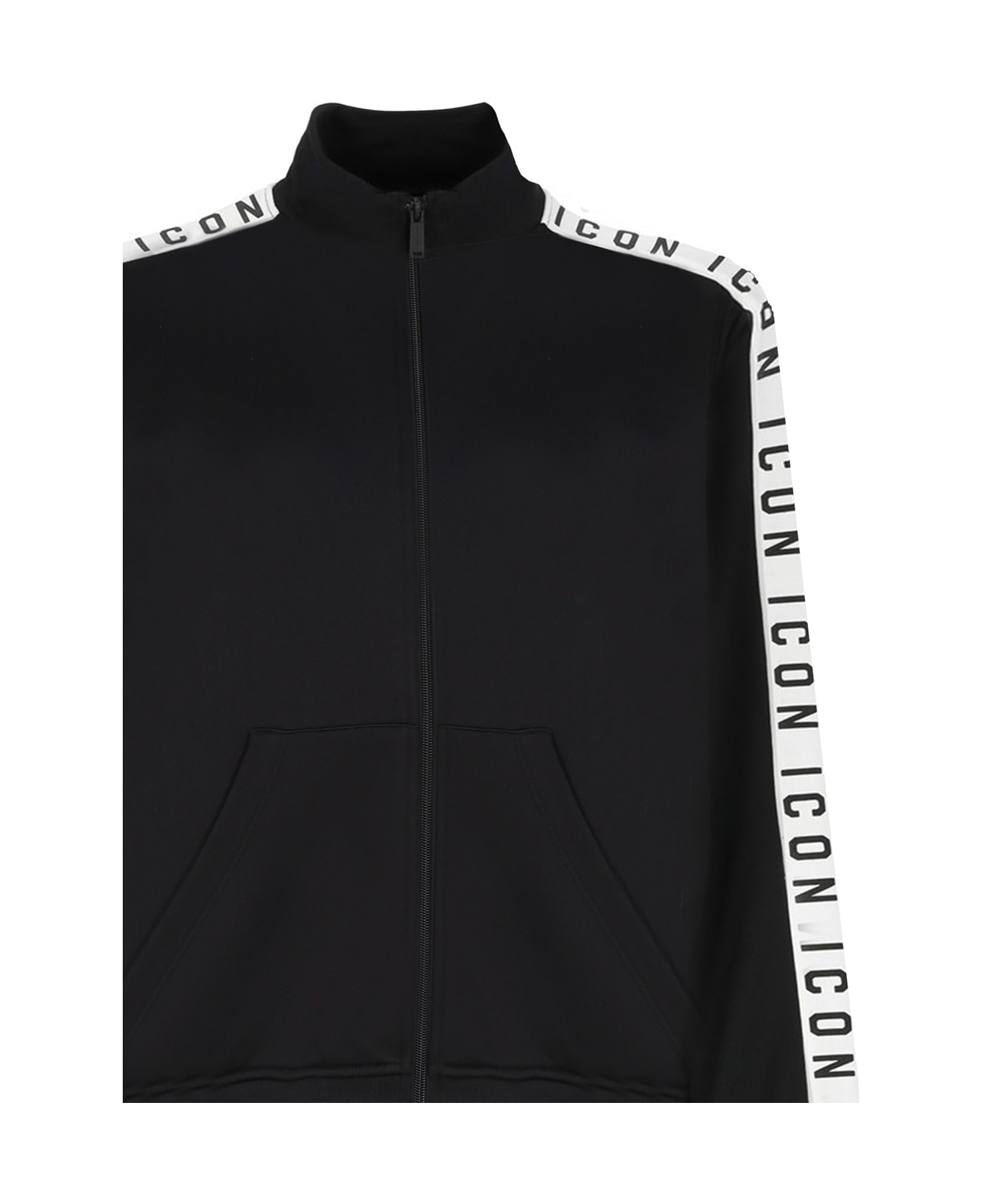 Dsquared2 Icon Sweatshirt With Zip - Black