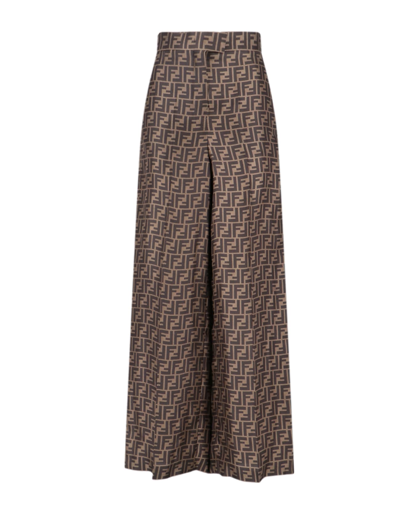 Fendi Monogram 
ff
 Pants - BROWN