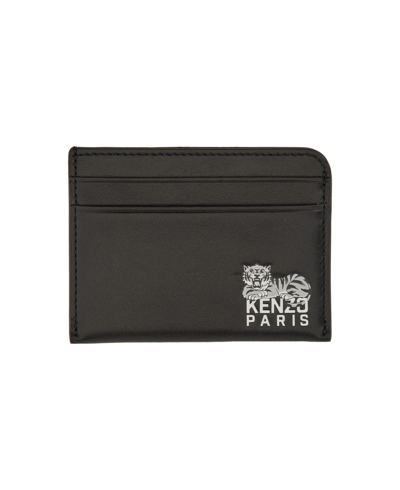 Kenzo Card Holder With Logo - BLACK