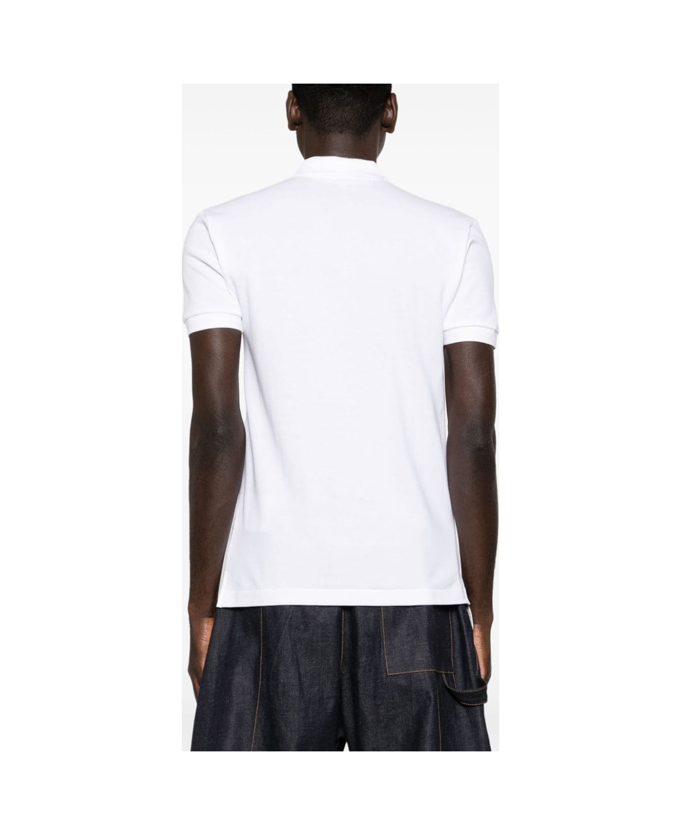 Comme des Garçons Cotton Polo Shirt - White