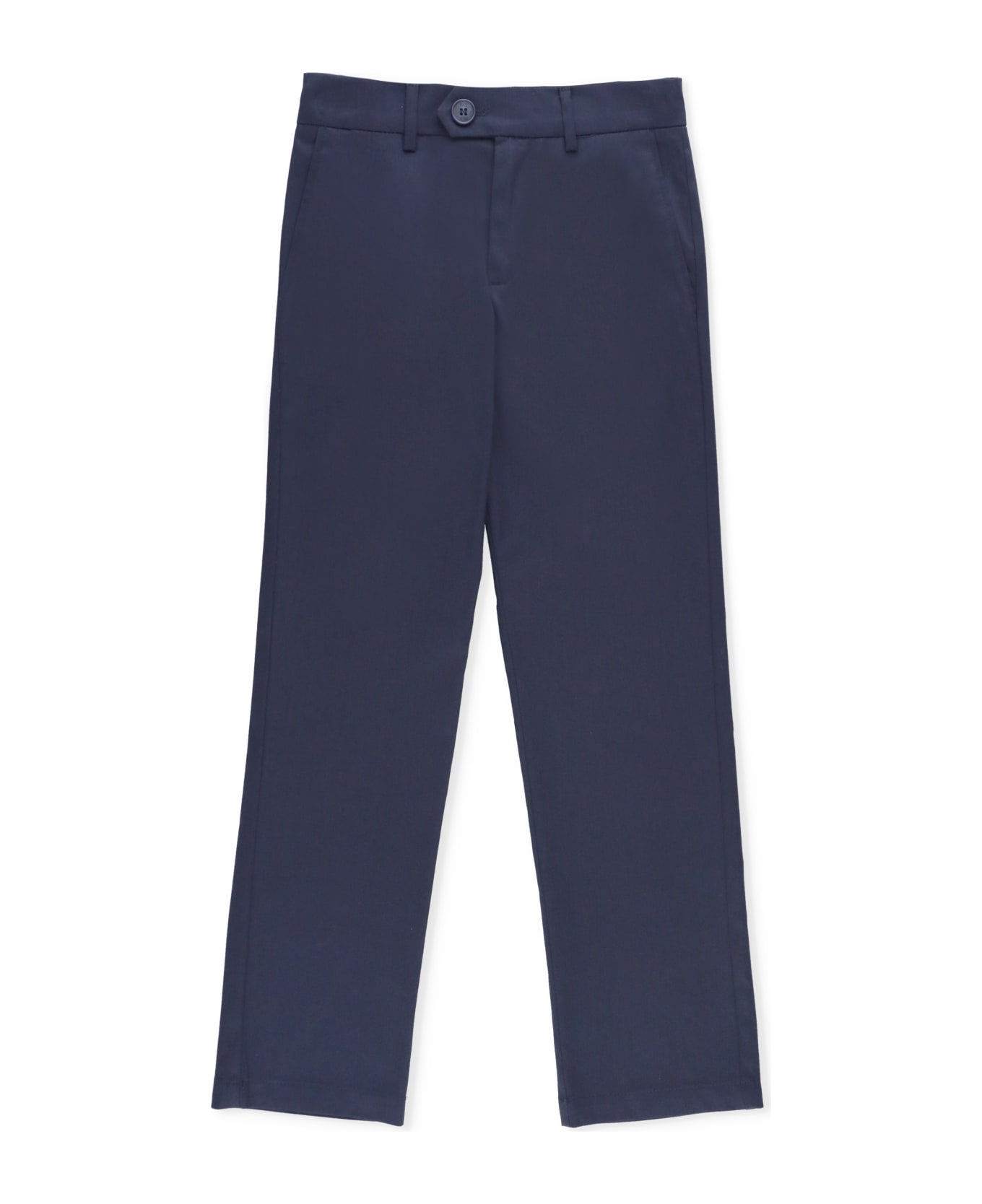 Fay Cotton Trousers - Blue
