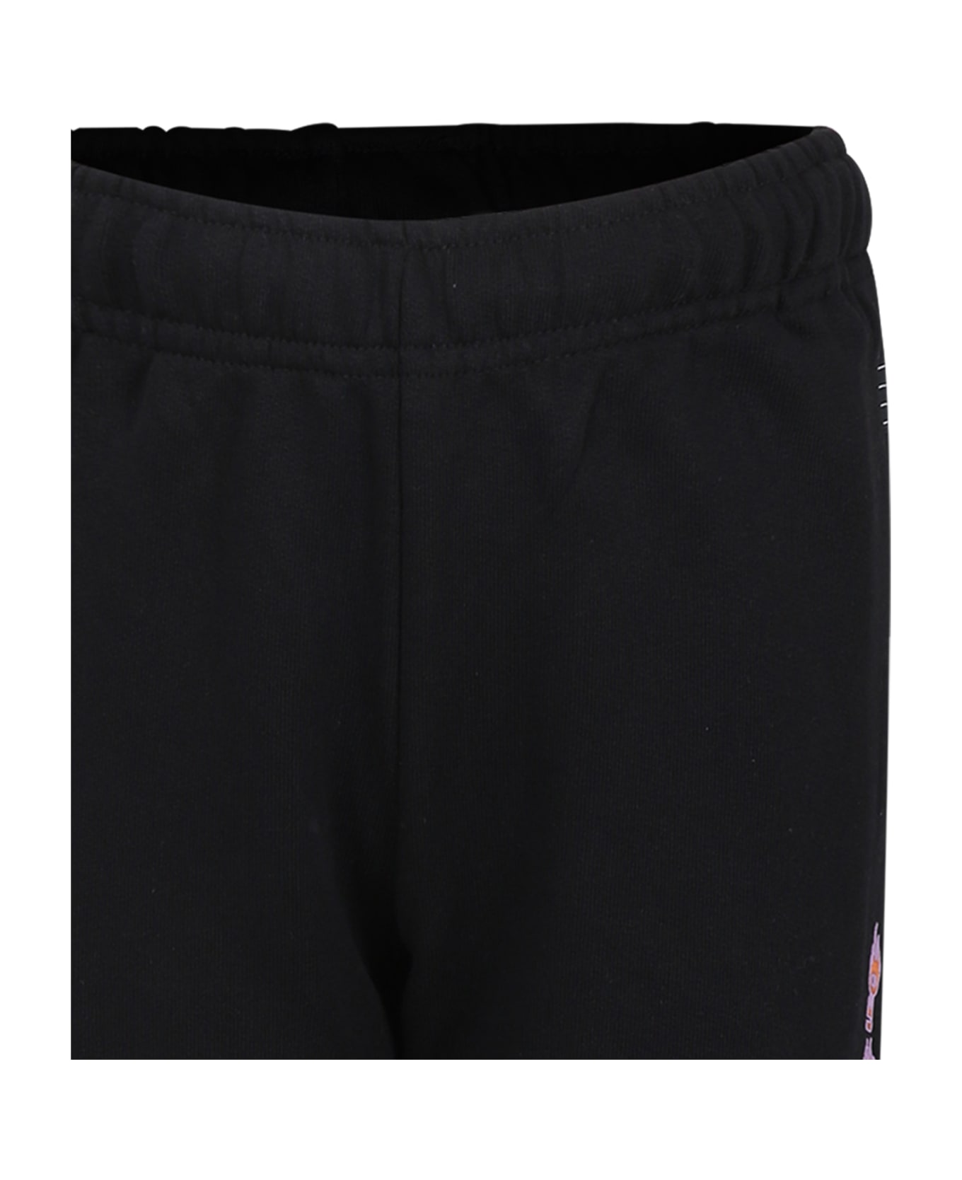 Molo Black Trousers For Boy With Writing - Black